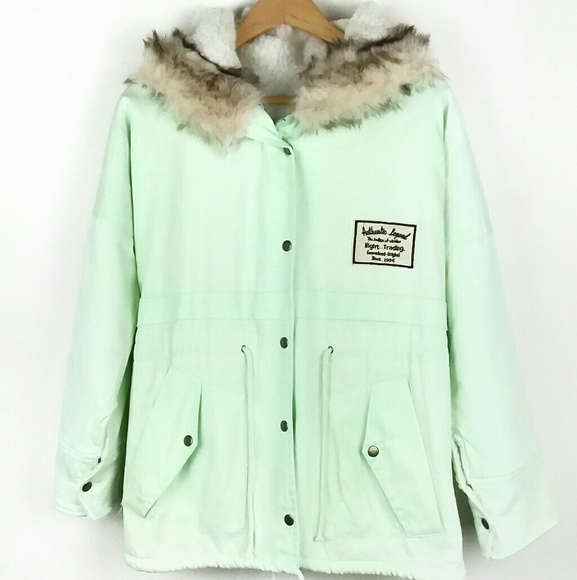 Authentic Legend Jackets & Blazers - Jacket with Fur Lined Hoodie